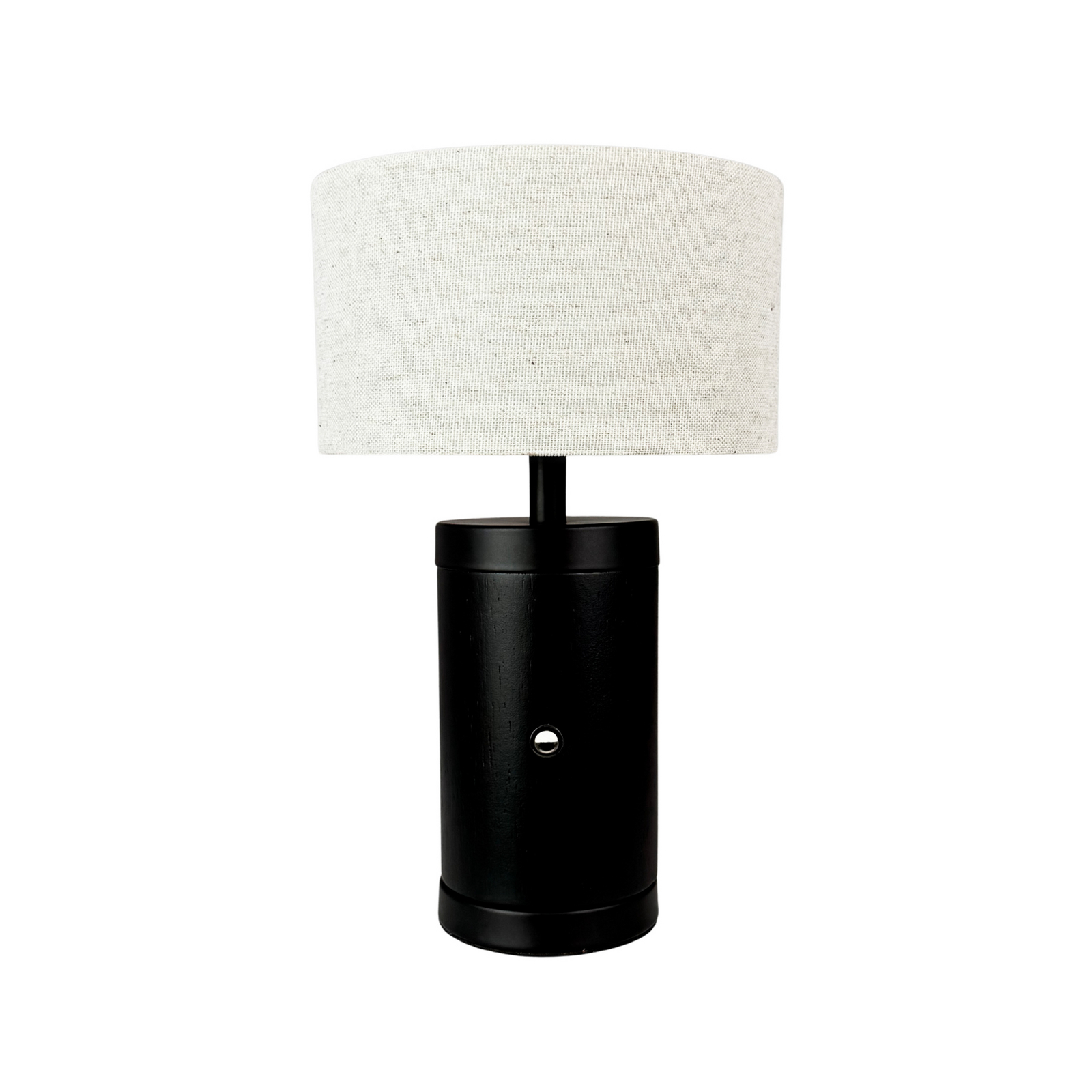 Dyberg Larsen Mellow LED rechargeable table lamp, black, 23 cm