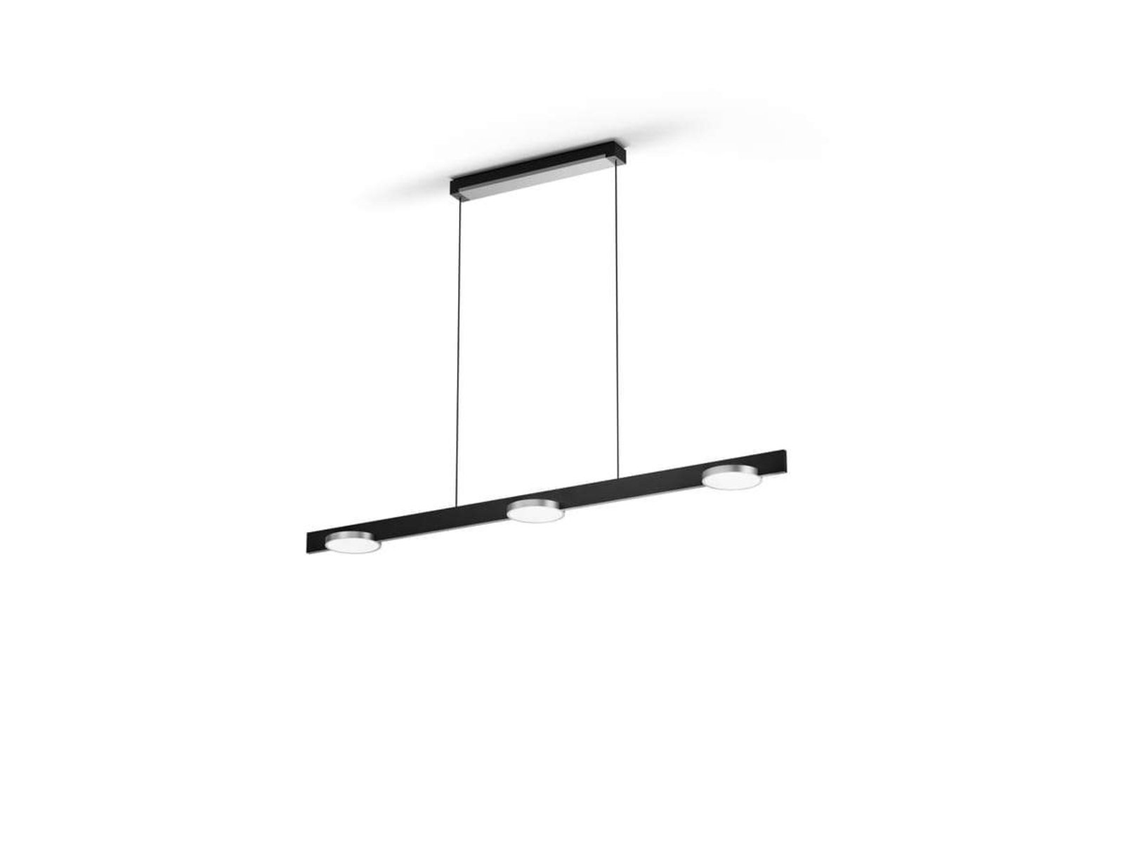 Inlay S1250 Linear Lustră Pendul 2700-6500K Black/Silver - Light-Point