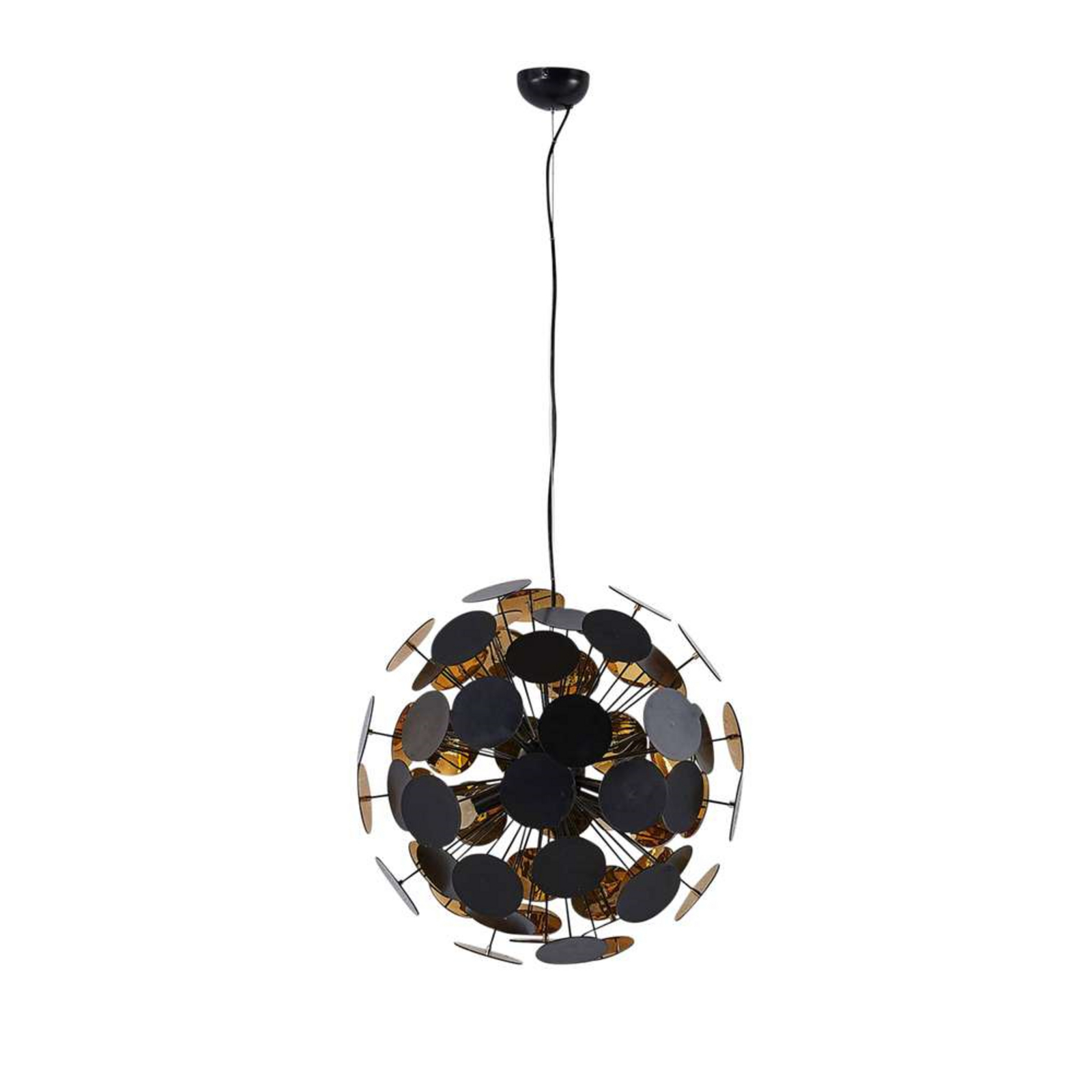 Kinan Lustră Pendul Black/Gold - Lindby