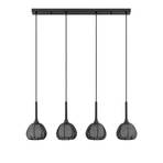 Tetira 4 Long Lustră Pendul Black - Lucande