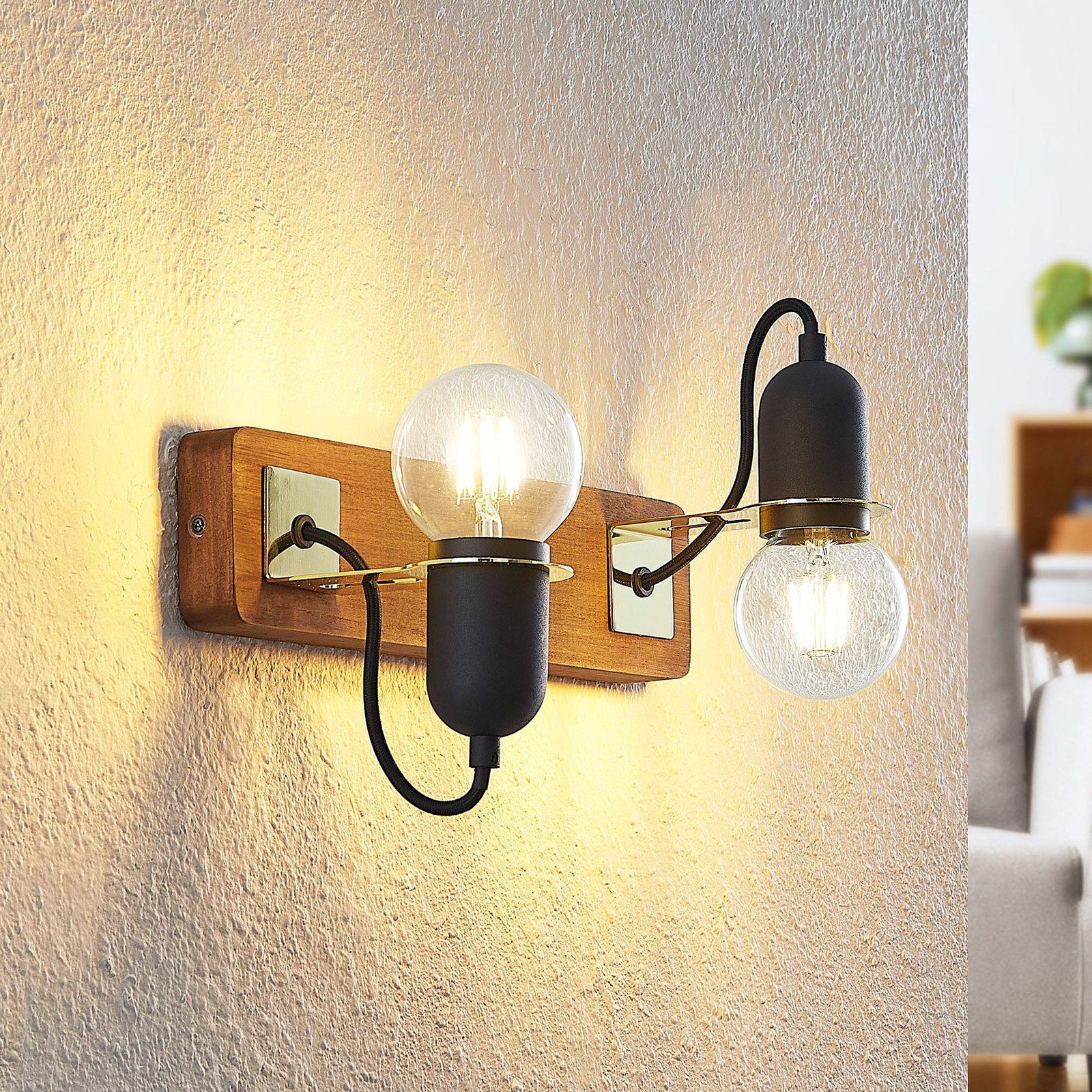 two bulb wall light