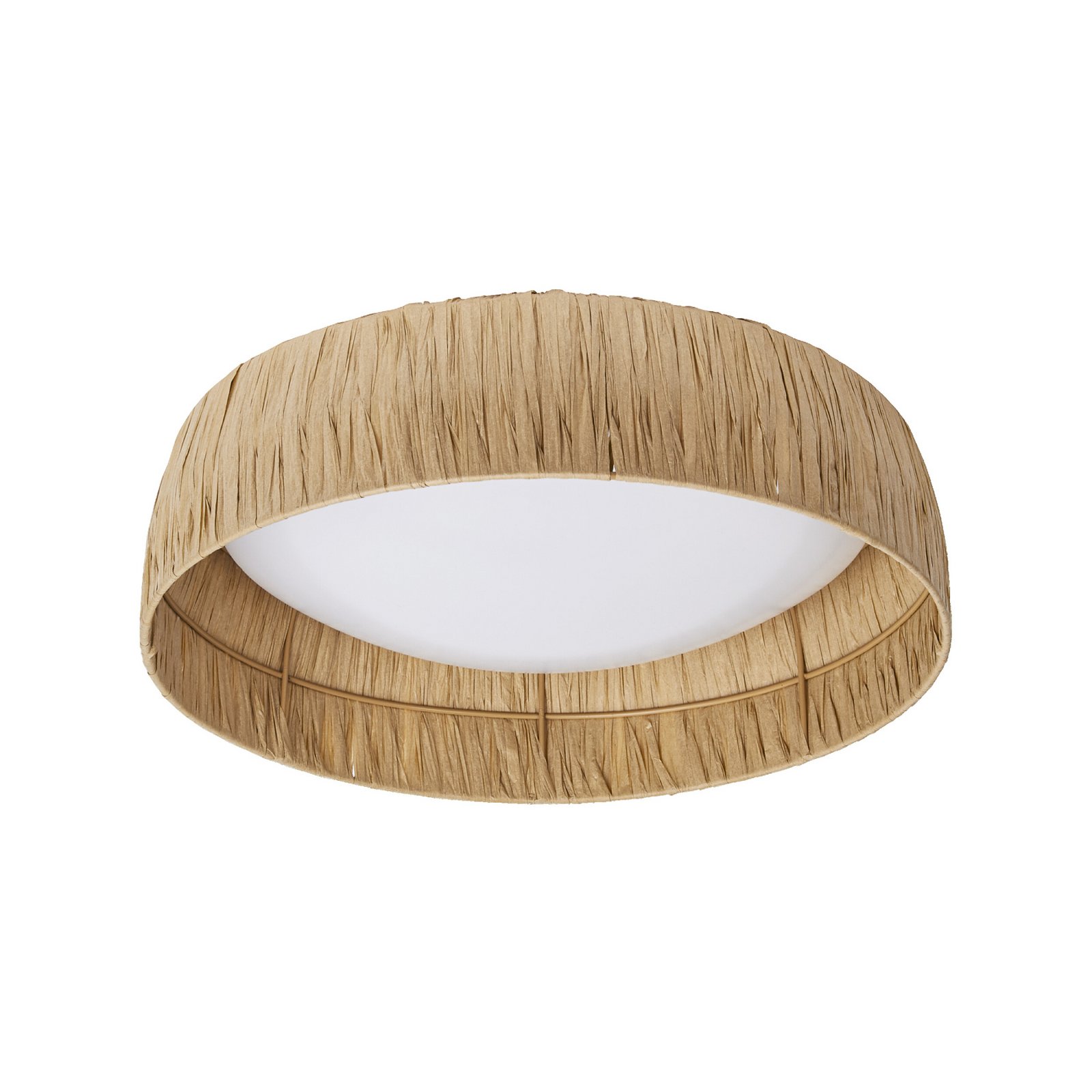 Plafonnier LED OSRAM Decor Bamboo Paper, Ø 40 cm, bambou