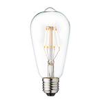 Lampadina LED vintage, E27, 3,5 W, 2.200 K, trasparente, dimmerabile
