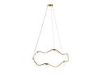 Circle of Life Plafoniere V2 Ø91 Raw Brass/Opal White - Rebello Decor