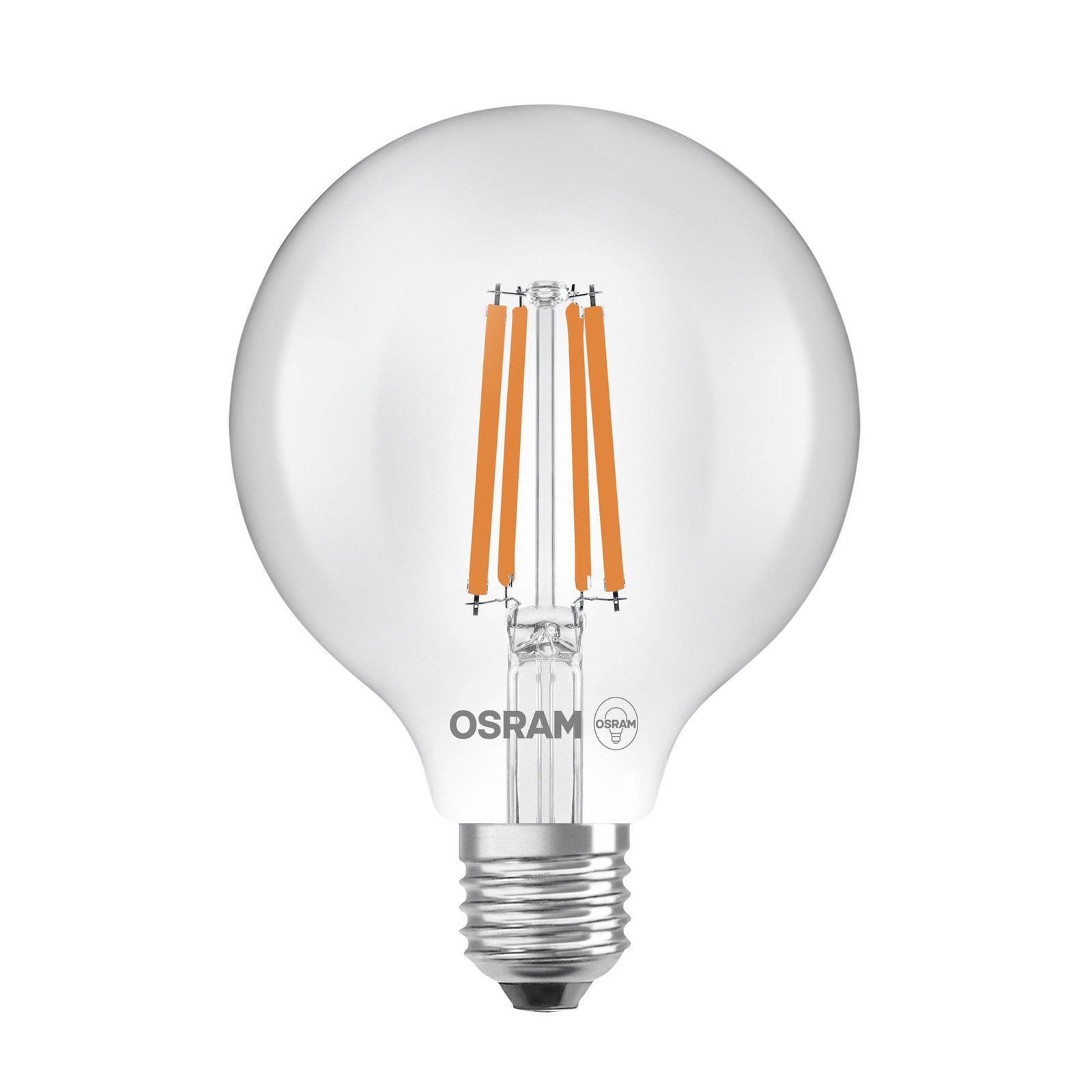 OSRAM LED žárovka Globe G95 E27 5W Filament 4 000K