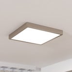 LED-Anbaupanel Fueva 5 IP20 830 nickel 28,5x28,5cm