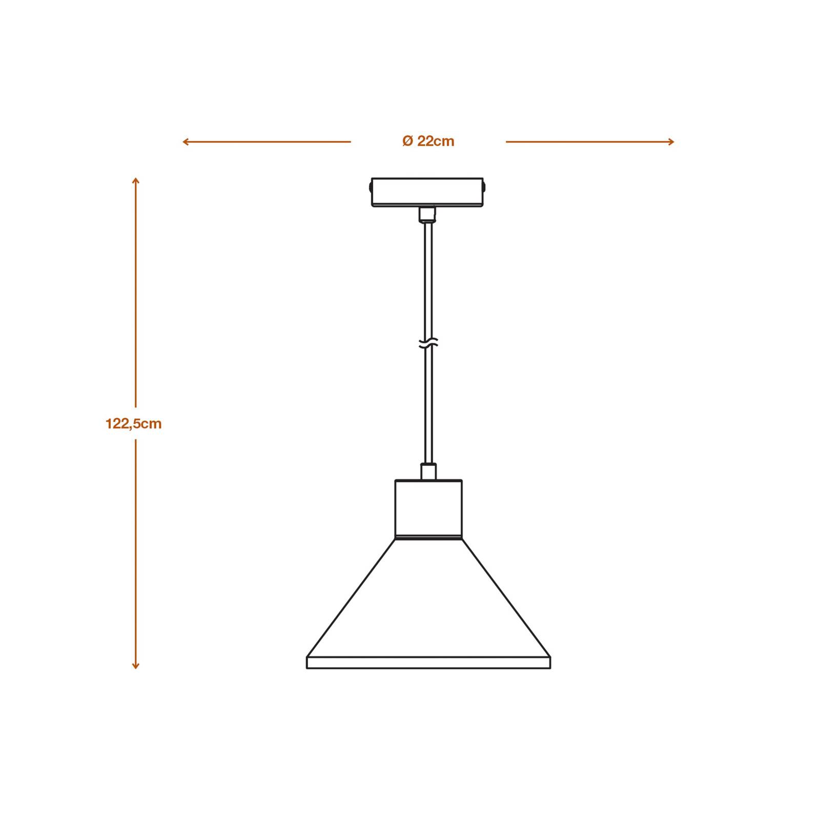 LEDVANCE Hängeleuchte Concrete Wood, Ø 22 cm, Beton, grau günstig online kaufen