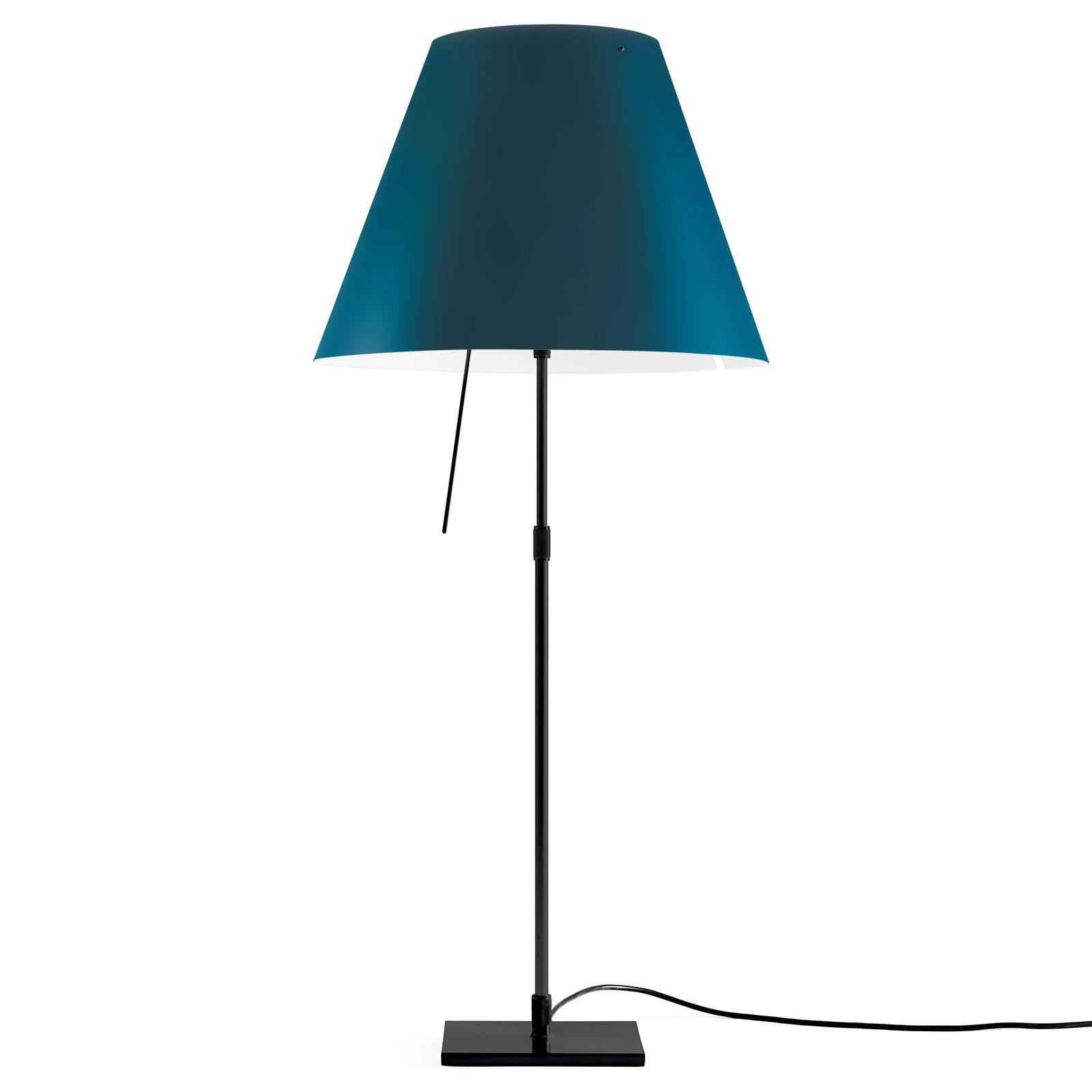 Luceplan Costanza bordlampe D13, sort/blå