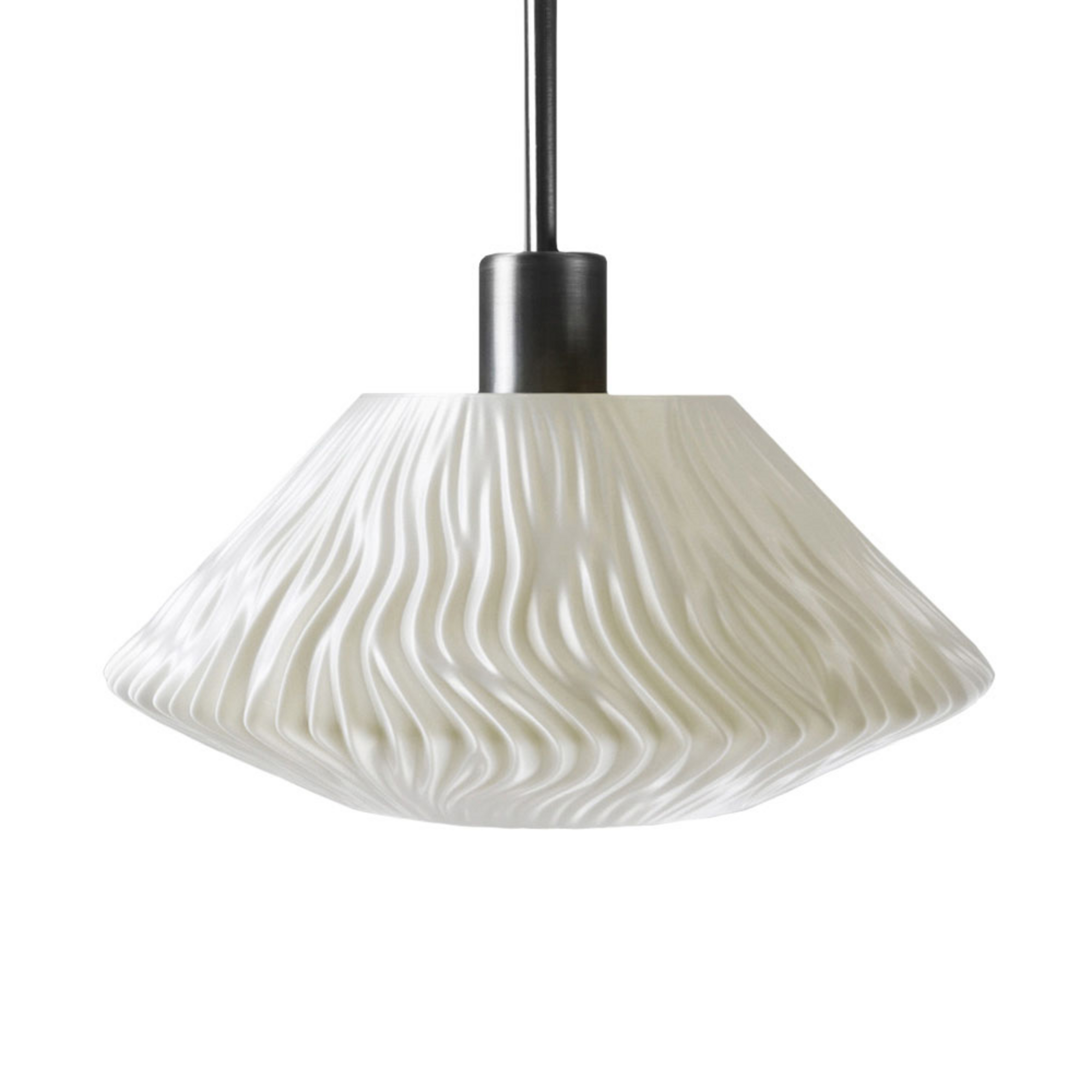 "Lamell" pakabinamas šviestuvas iš organinės medžiagos, Ø 30 cm