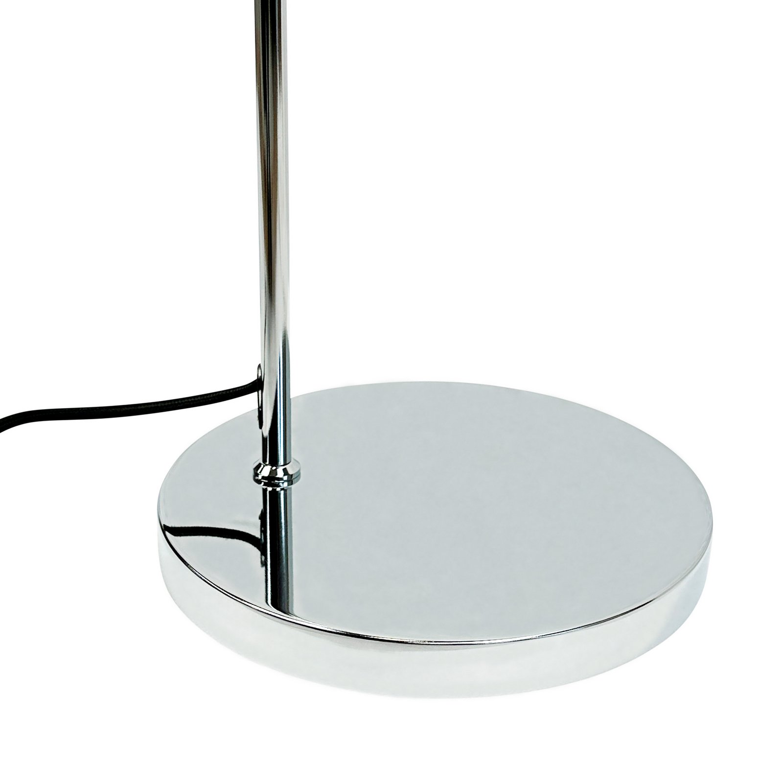 Dyberg Larsen Gulvlampe DL12, krom, høyde 139 cm, metall