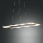 LED hanglamp Bard, 92x32cm in matgoud finish