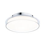 Luena LED Deckenlampe, IP44, chrom, Ø25cm - Paulmann