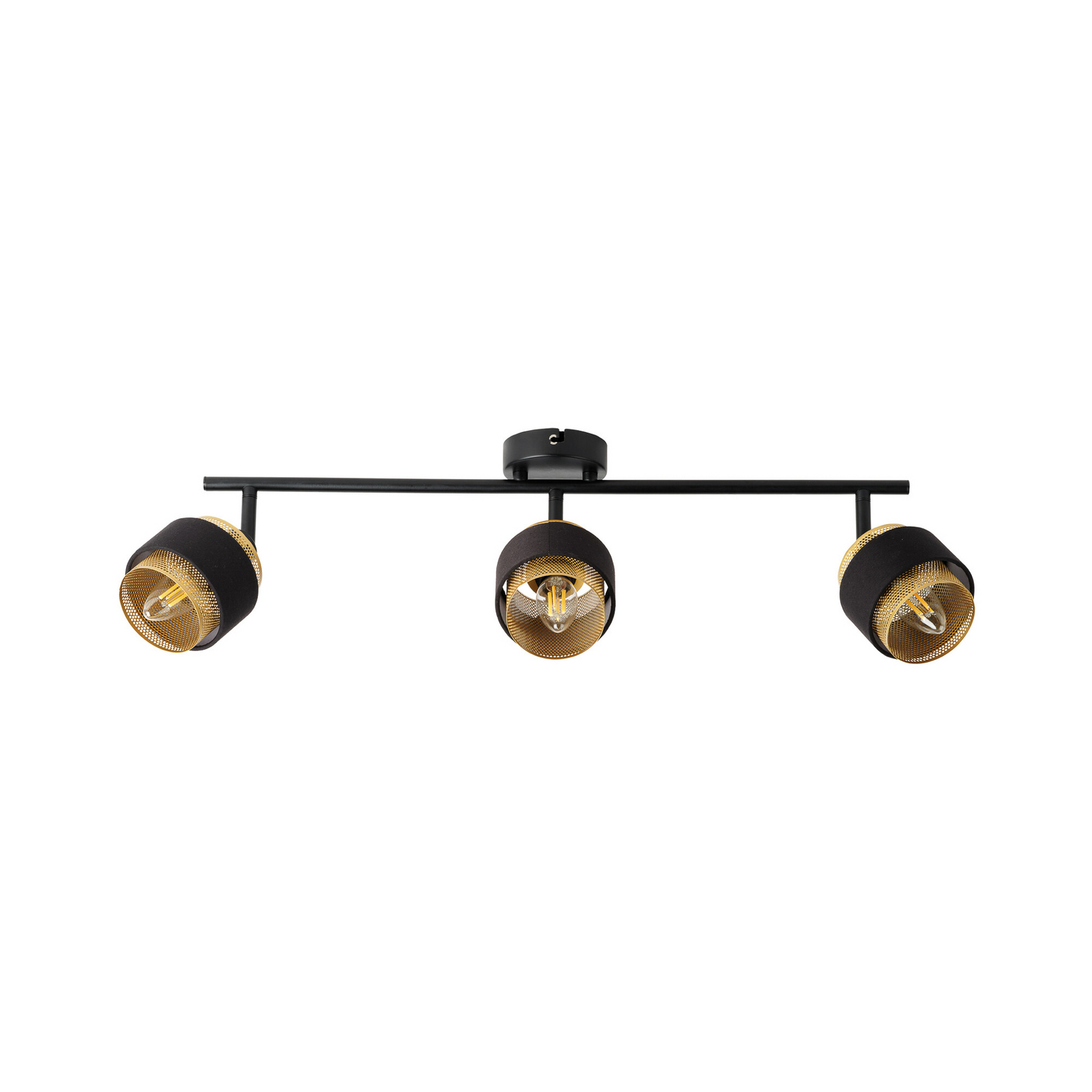 OSRAM plafondlamp Decor Spot Hornet, 3-lamps, zwart/goud