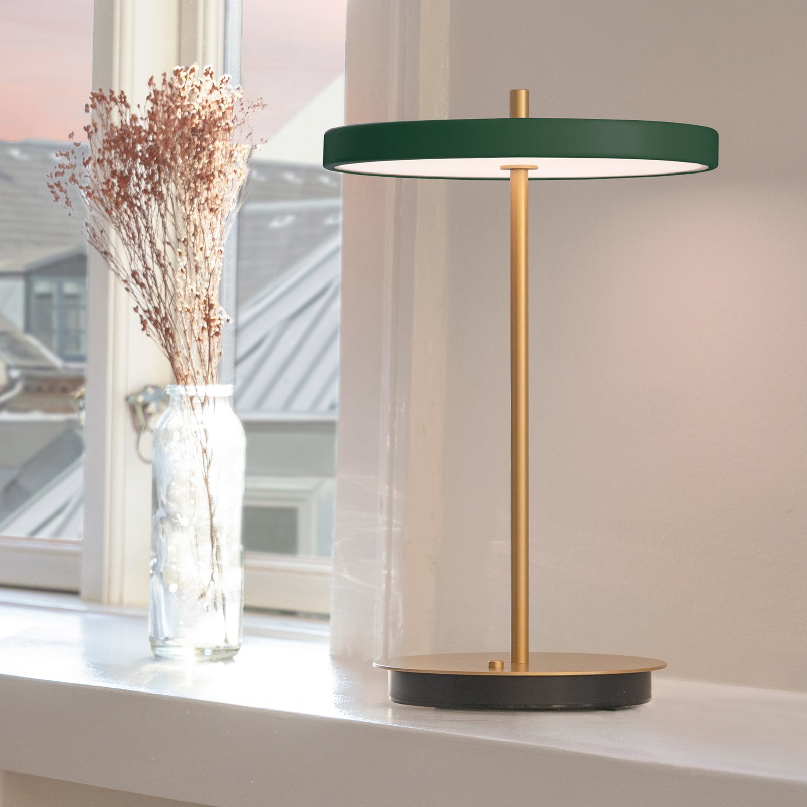 Asteria Move Portable Table Lamp V2 Forest Green - UMAGE