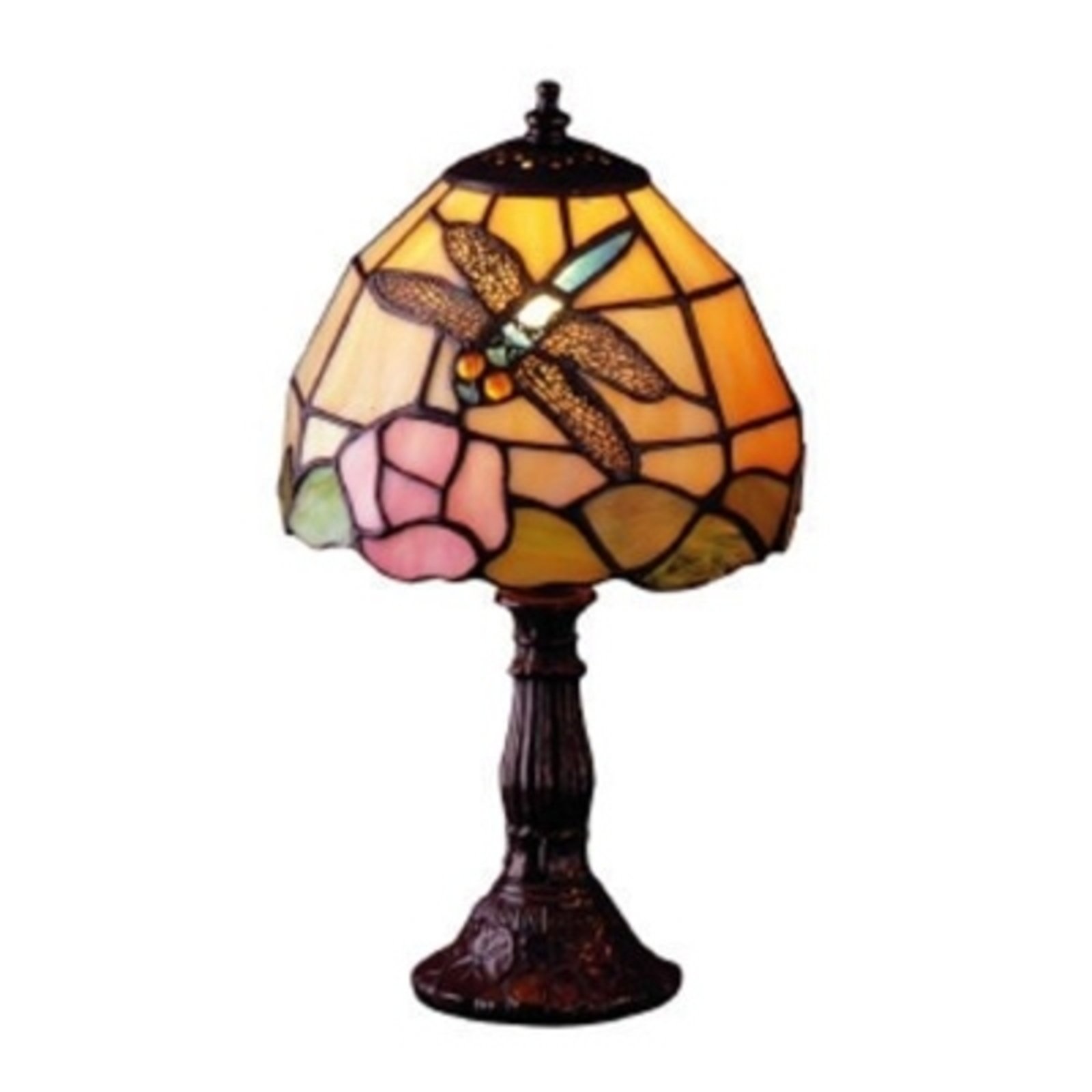 Lampa stołowa JANNEKE w stylu Tiffany