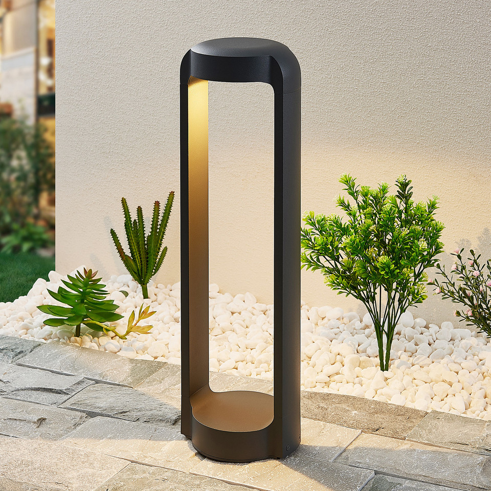 Lucande Habsa LED Trädgårdslampa H50, svart från Lucande