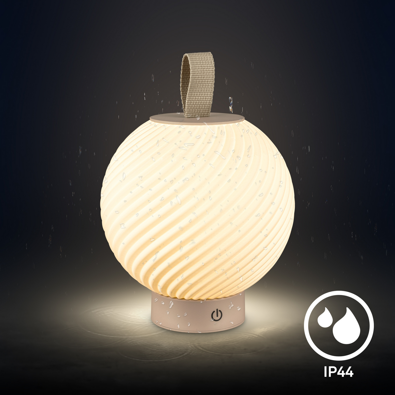 „Brilo unplugged Globe“ LED stalinė lempa su akumuliatoriumi, smėlio „Brilo unplugged Globe“ LED stalinė lempa su akumuliatoriumi, smėlio