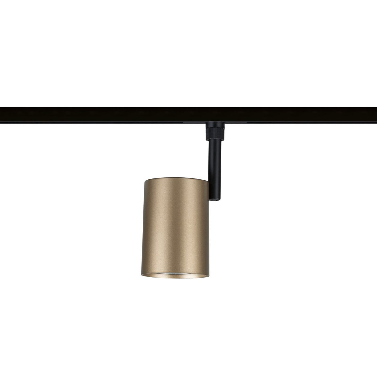 Paulmann URail tirni reflektor Luxe, zlato/črno, Ø 7 cm, GU10