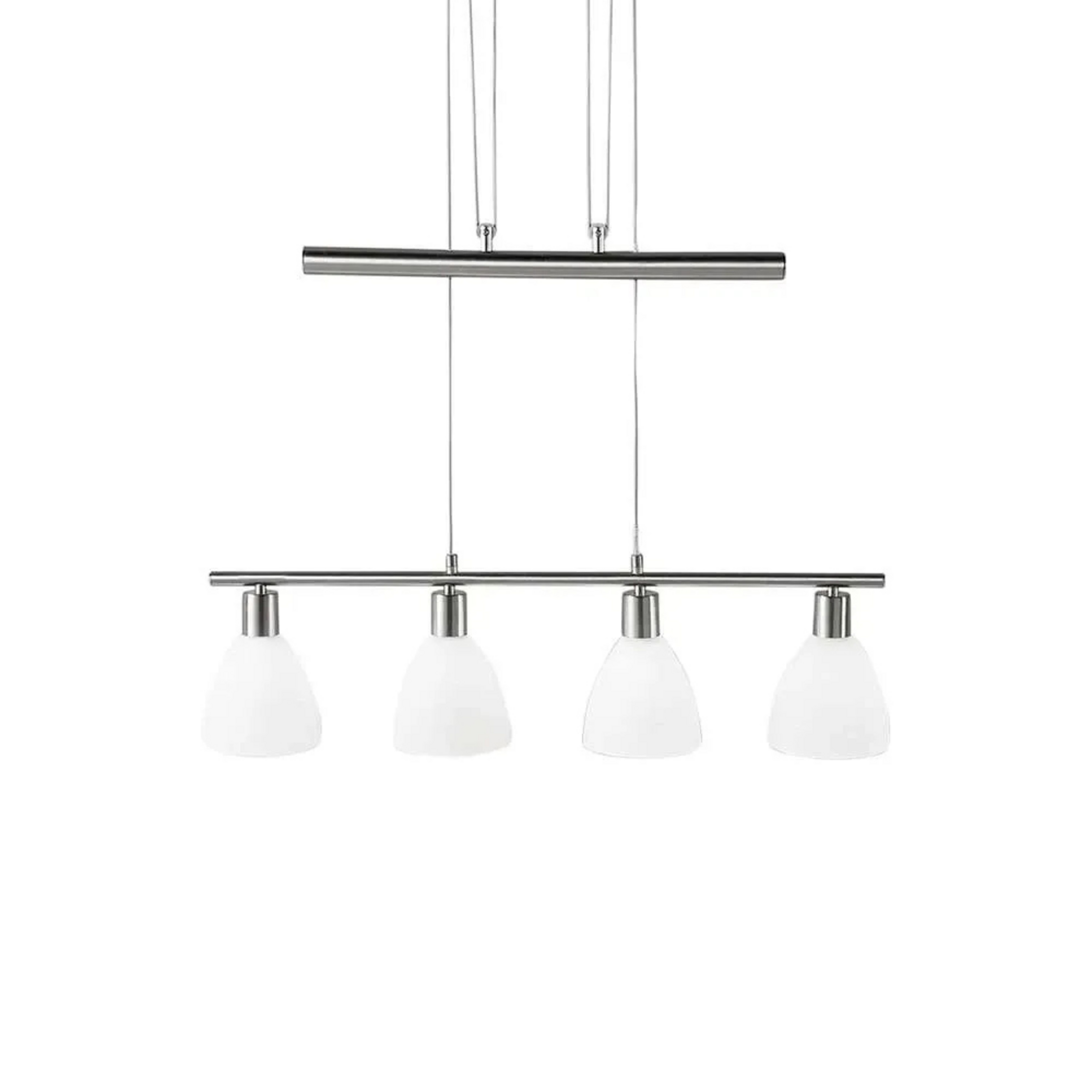 Simeon Lustră Pendul White/Nichel - Lindby