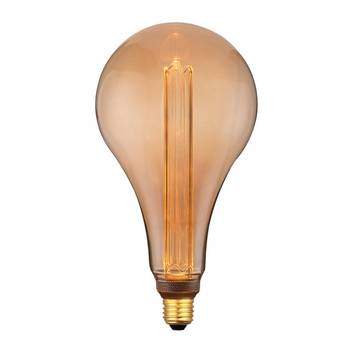 LED-Lampe E27 5W, warmweiß, 3-Step-dim, gold, 30cm