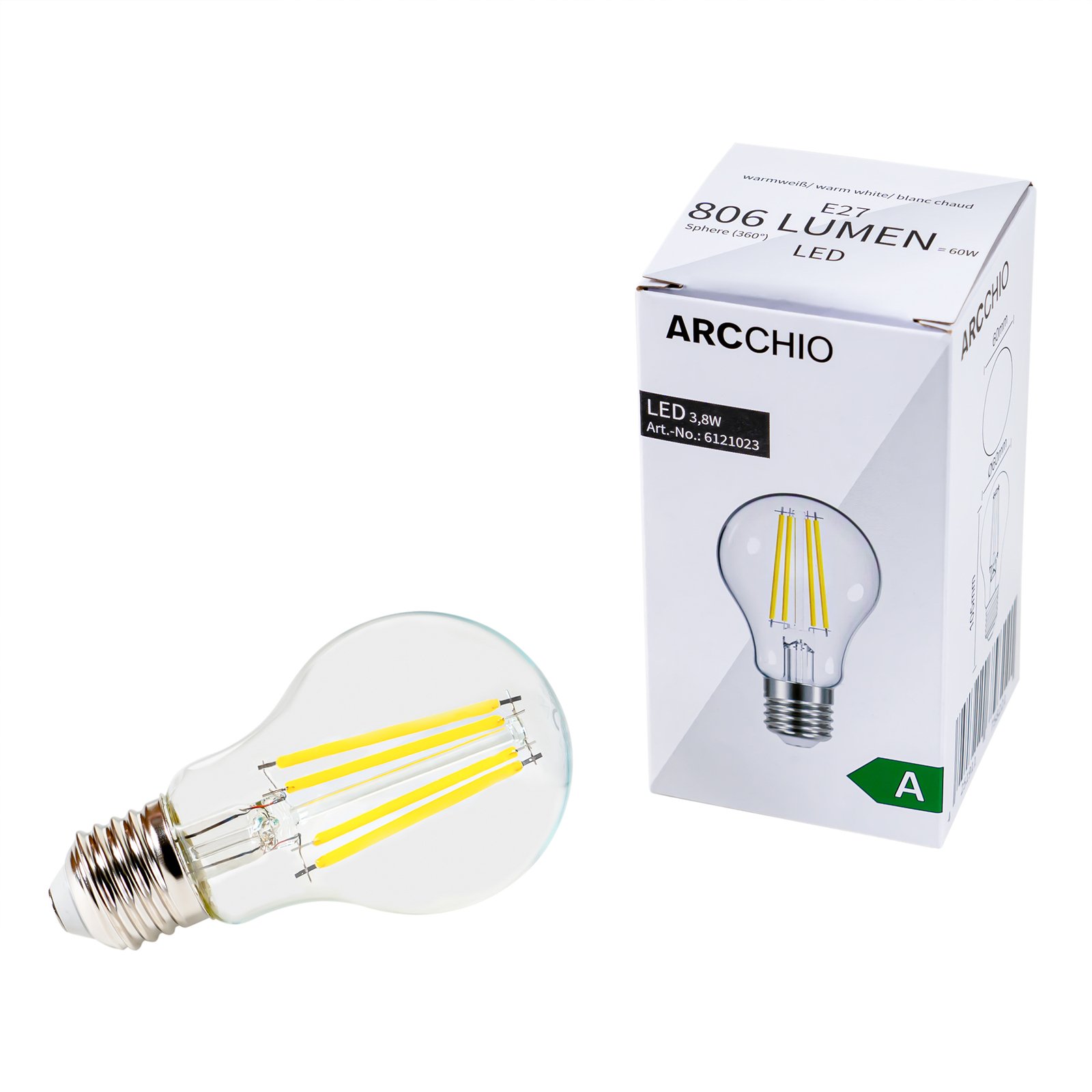 Bulb LED 3,8W (806lm) Filament E27