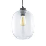 Elio pendant light, glass, transparent, 1-bulb