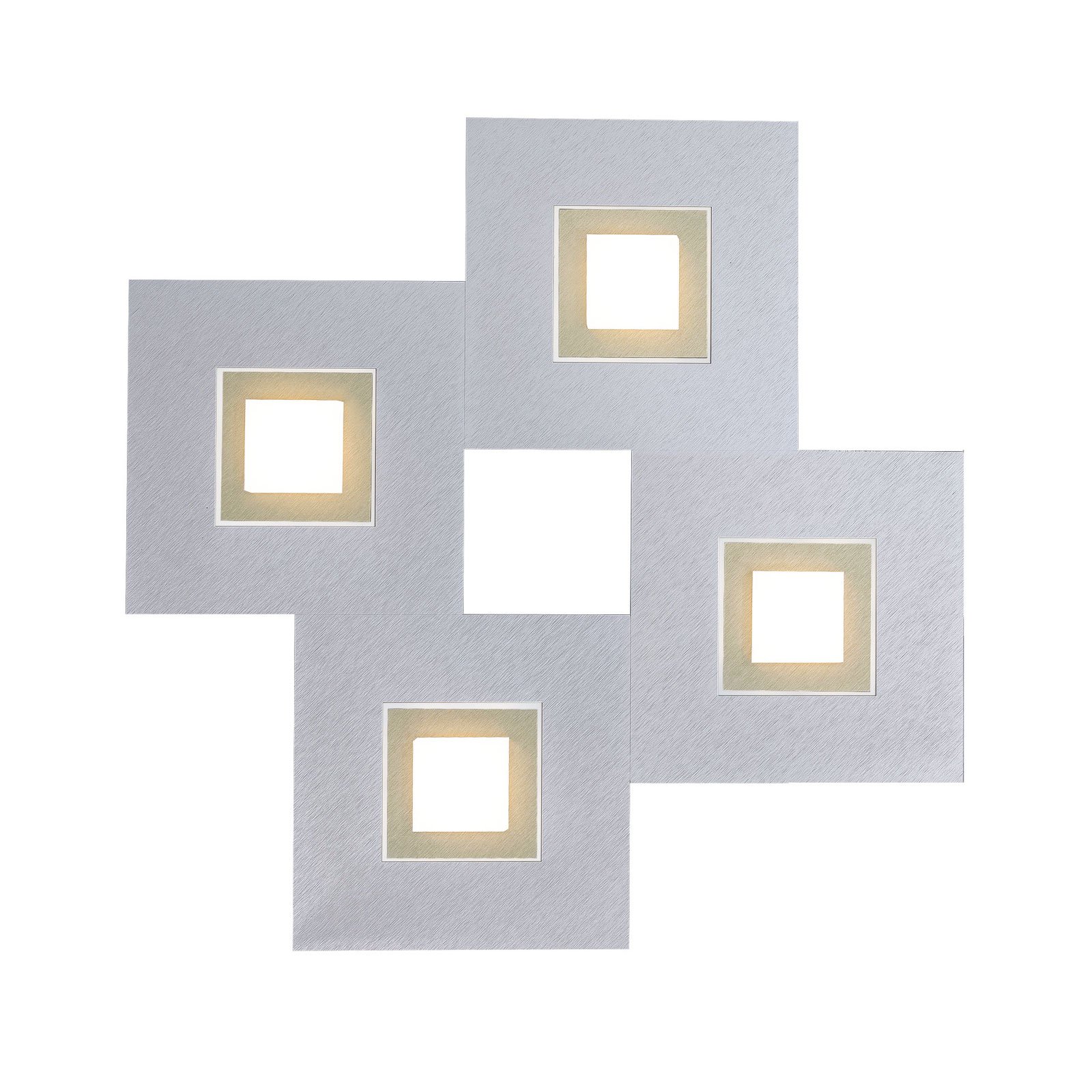 GROSSMANN Karree LED-Wandleuchte 4-flammig 50x50cm