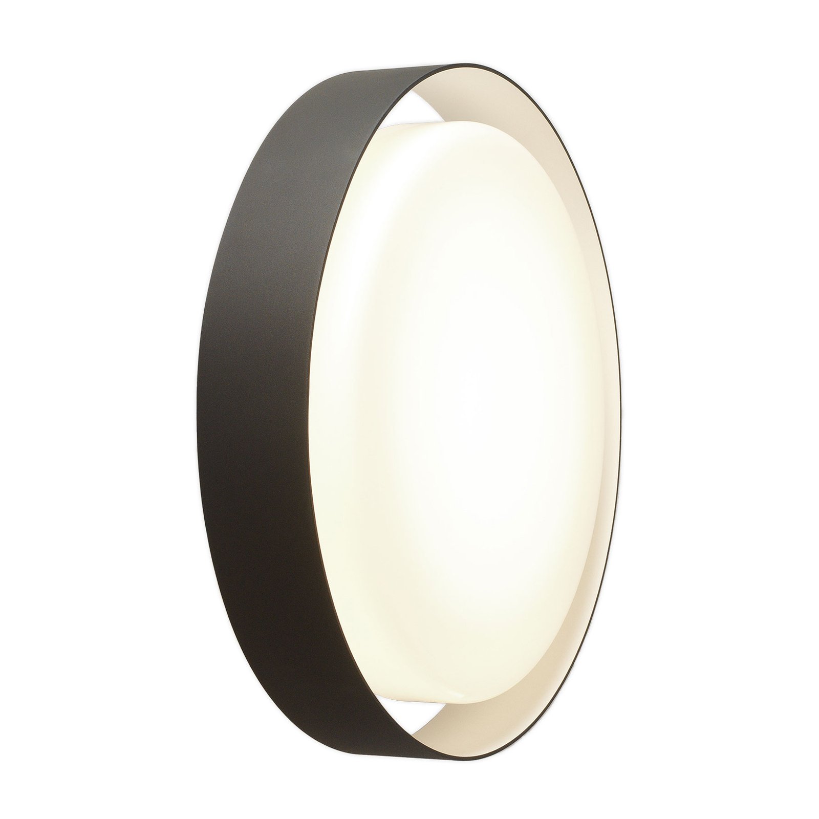 Plaff-On Applique Murale/Plafonnier Ø50 IP54 Black -Marset