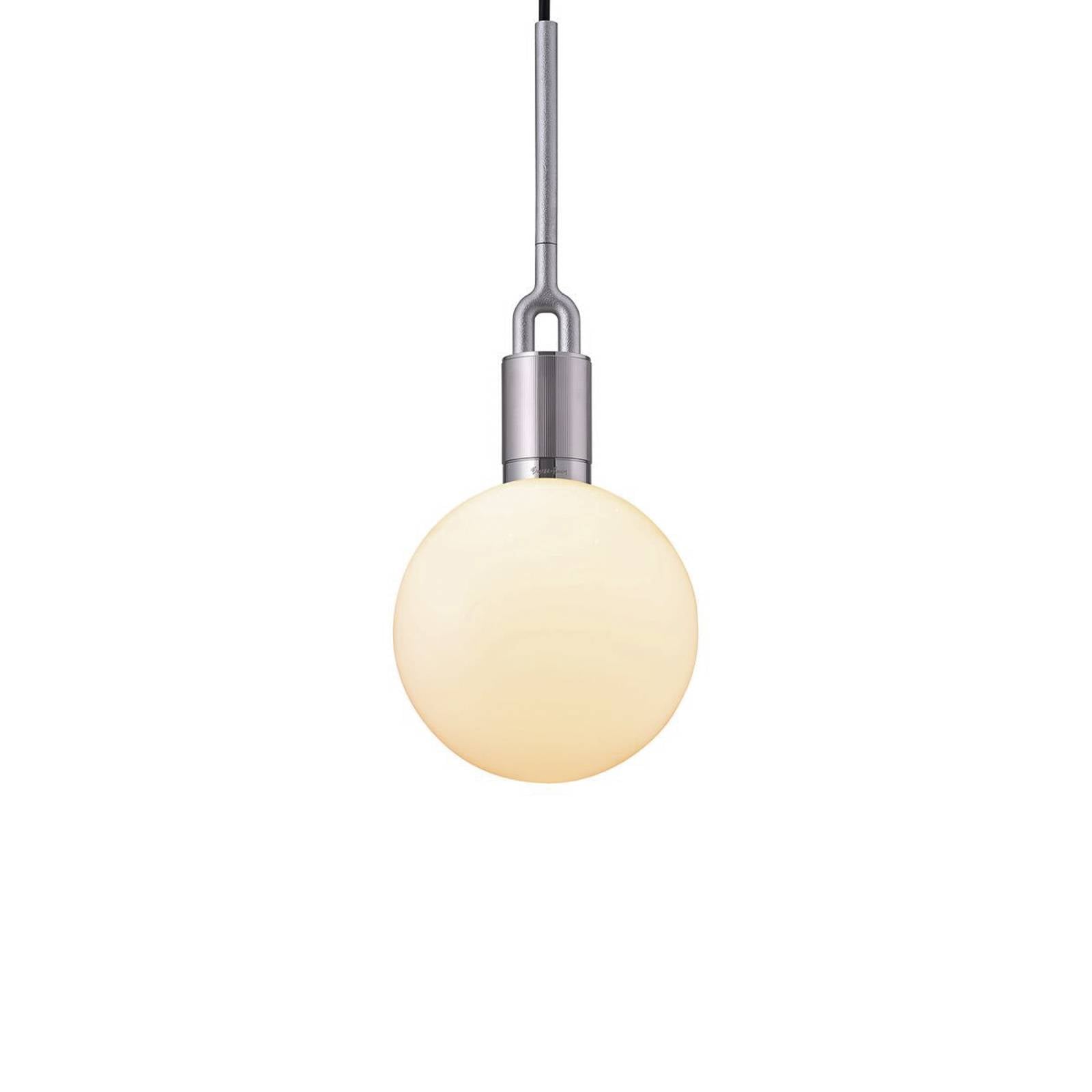 Buster + Punch Glass Pendant Light - Living / Dining Room - Globe Light - Hanging Light - dimmable - Silver