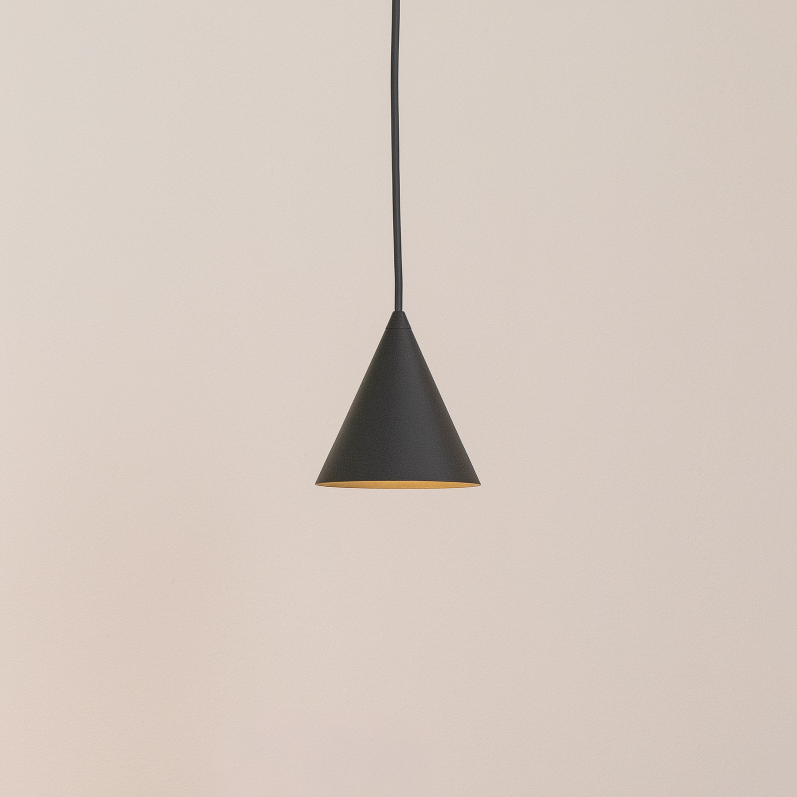 Suspension ZENITH, gris foncé, Ø 11 cm, métal, GU10