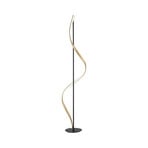 Paul Neuhaus Q-Swing floor lamp anthracite/brass