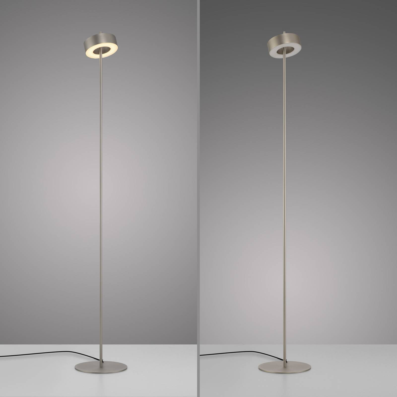 Paul Neuhaus Lampa stojąca LED Q-Rotate aluminium 140 cm