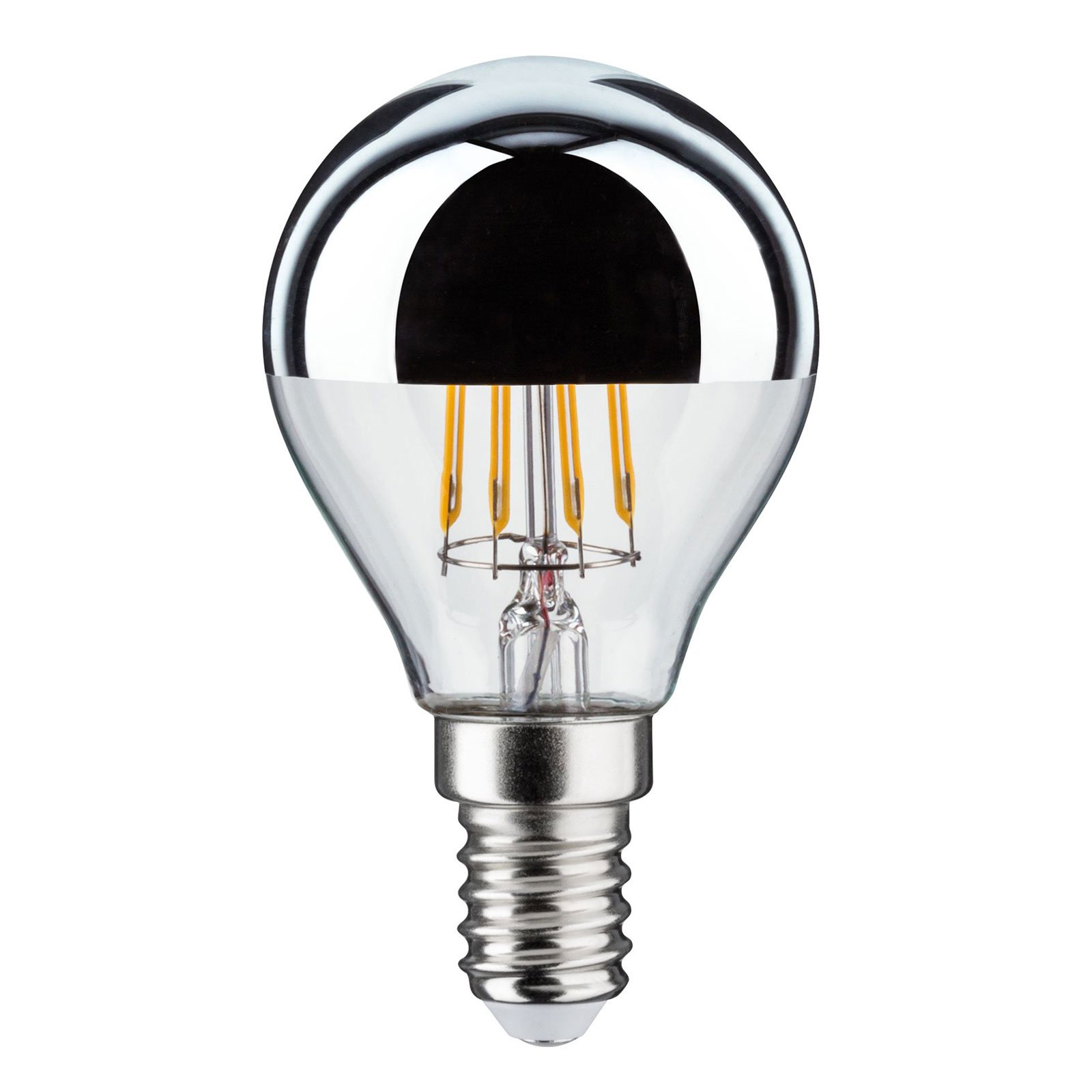 LED-Lampe E14 827 Kopfspiegel silber 4,8W dimmbar