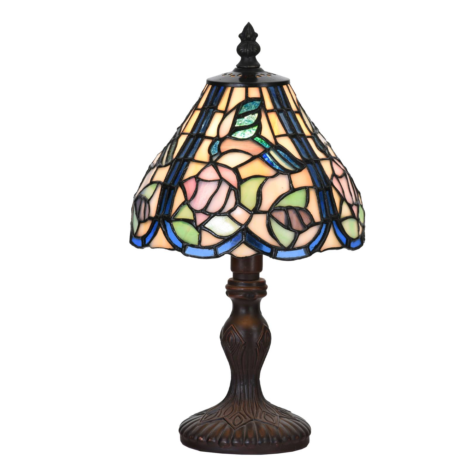 Clayre&Eef Lampe à poser 5LL-6160 au style Tiffany