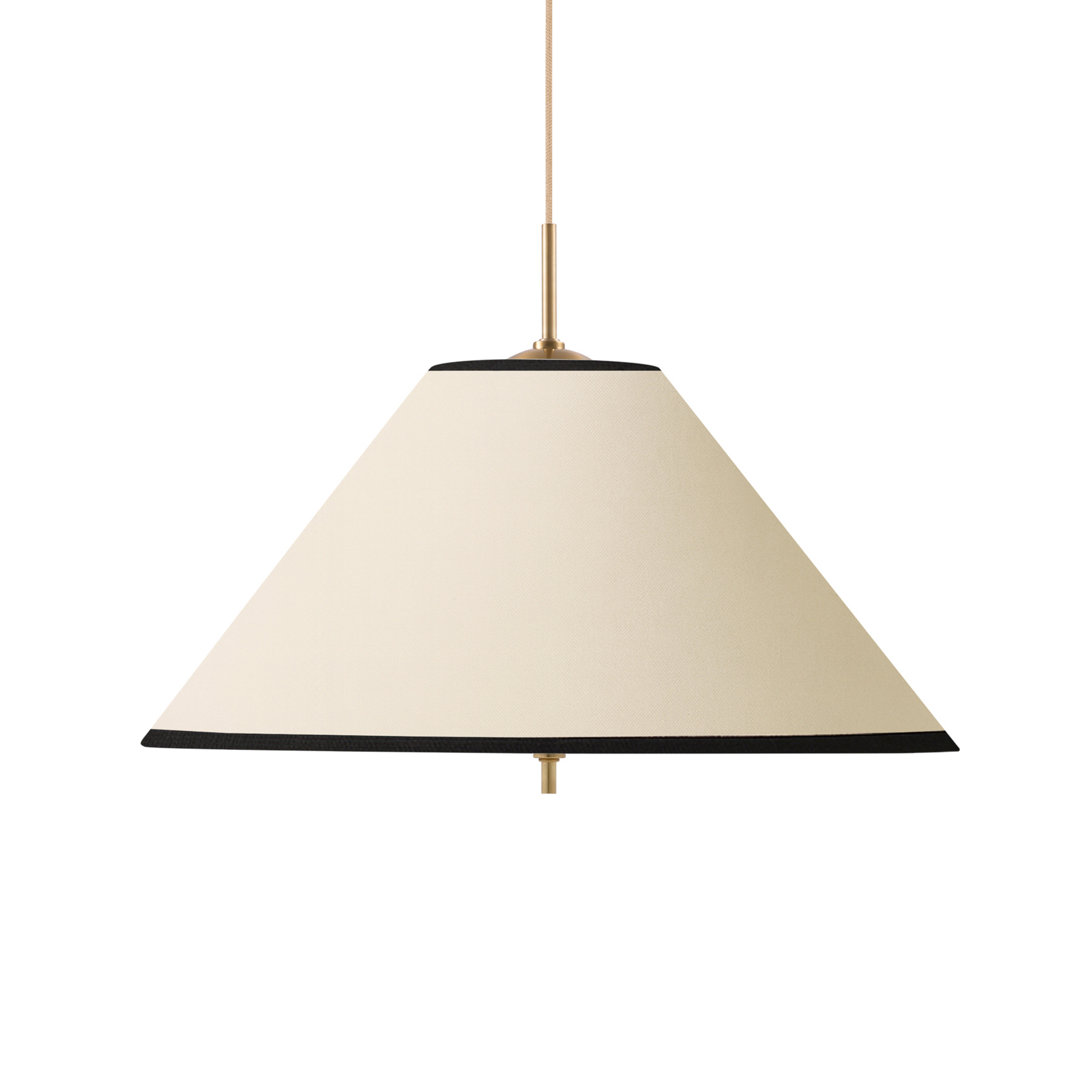 Lámpara colgante IRIS 50, color crema, Ø 50 cm - Globen Lighting