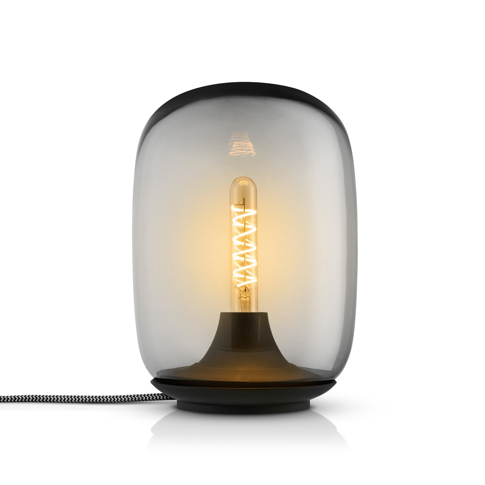 Stolní lampa EVA Solo LED Acorn, kamenná šedá, sklo, stmívatelná