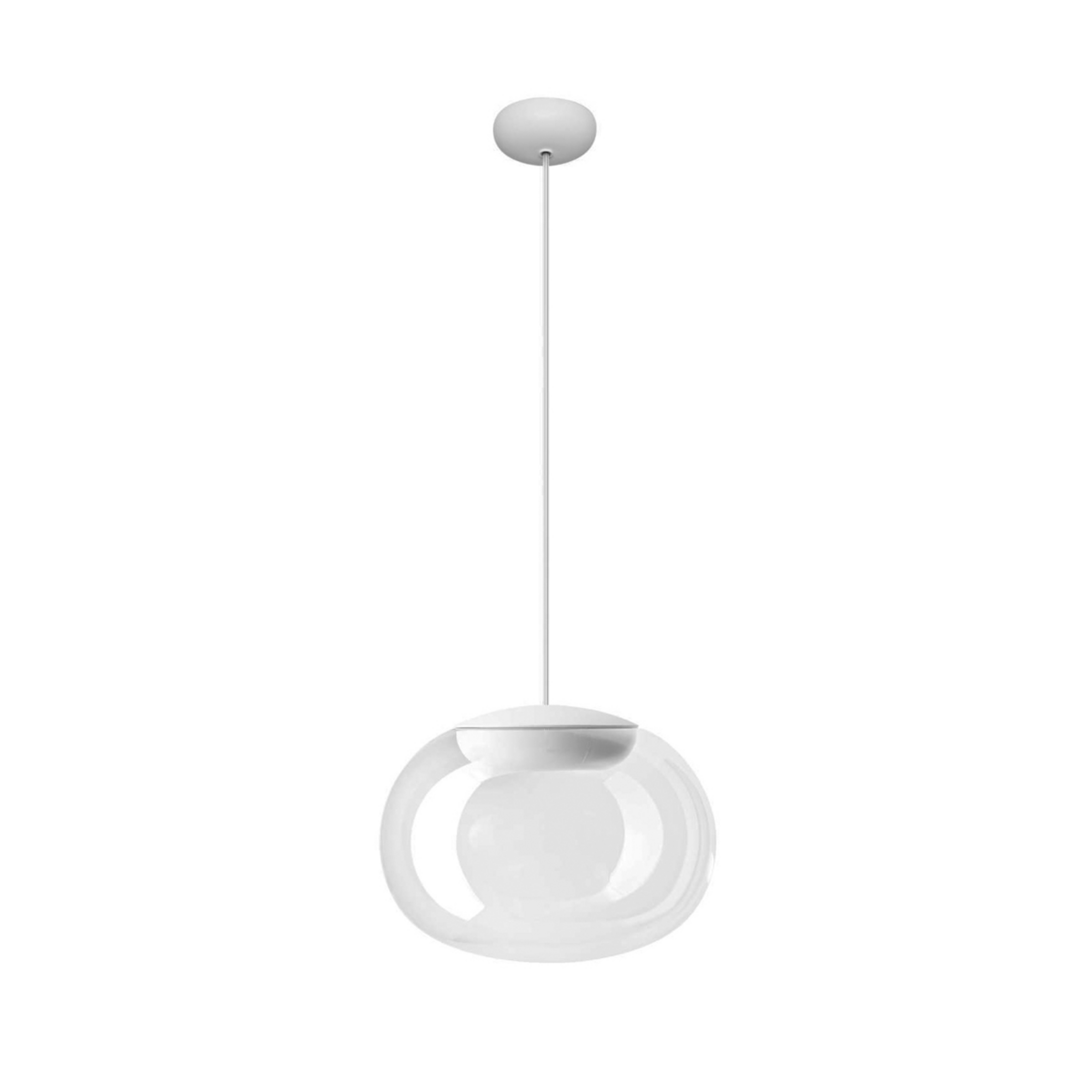 La Mariée LED-Hängelampe, transparent, Ø 28 cm - Stilnovo