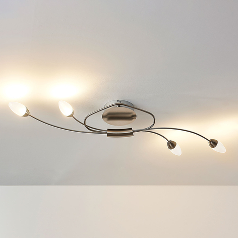 LED-Deckenleuchte Deyan, dimmbar, 4-fl.