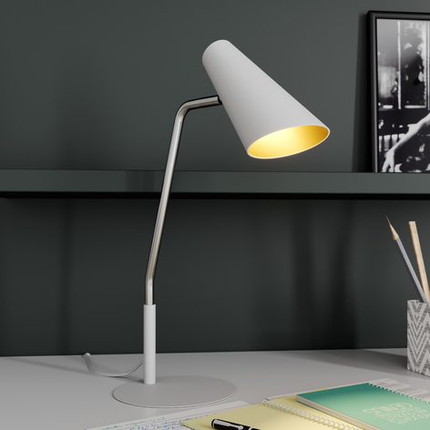 Lucande Wibke lampe à poser en blanc