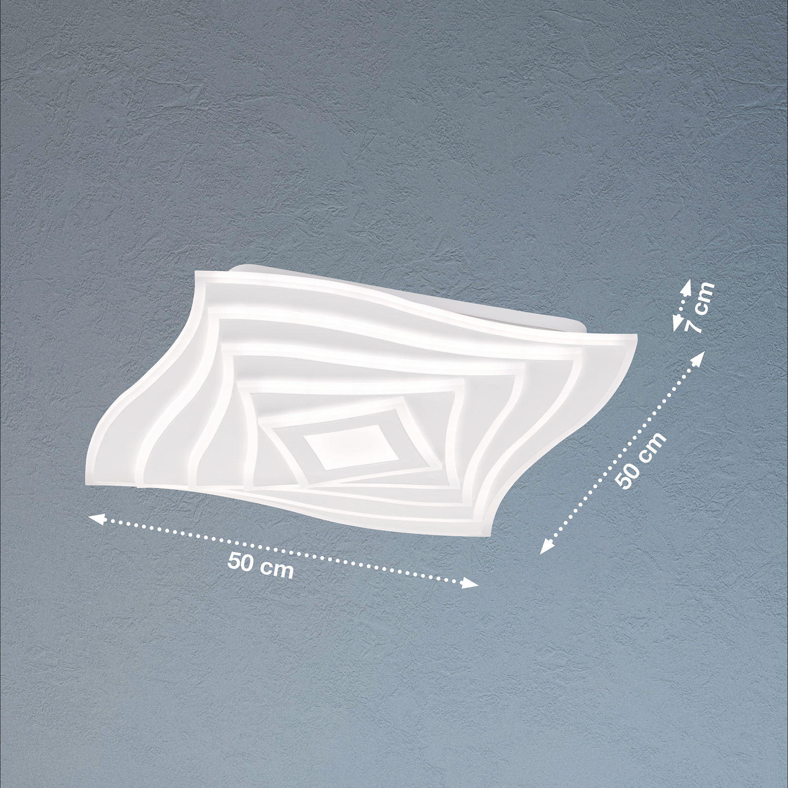 Century BC-243540 Plafoniera LED Rotonda 24W - Luce Calda Naturale 4000K, Diametro 40cm, IP20 Per Interni