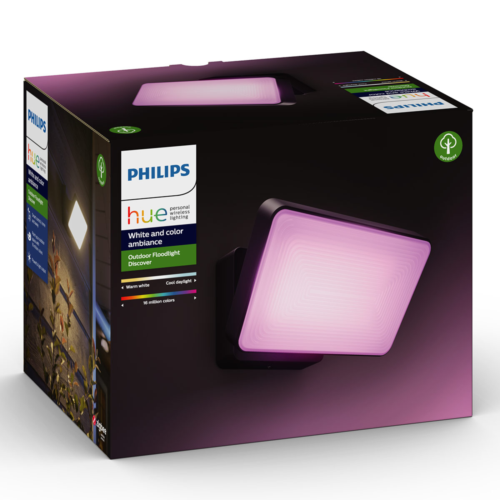 Discriminatie op grond van geslacht wervelkolom beweging Philips Hue White+Color Discover LED buitenspot | Lampen24.be