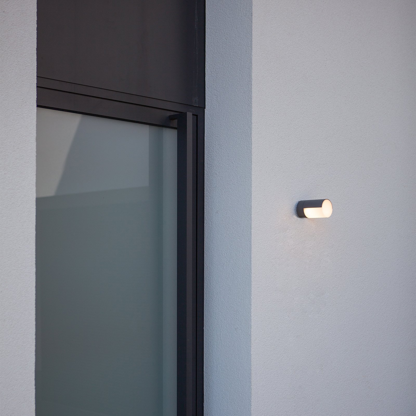 Candeeiro de parede exterior Cyra LED, luz única