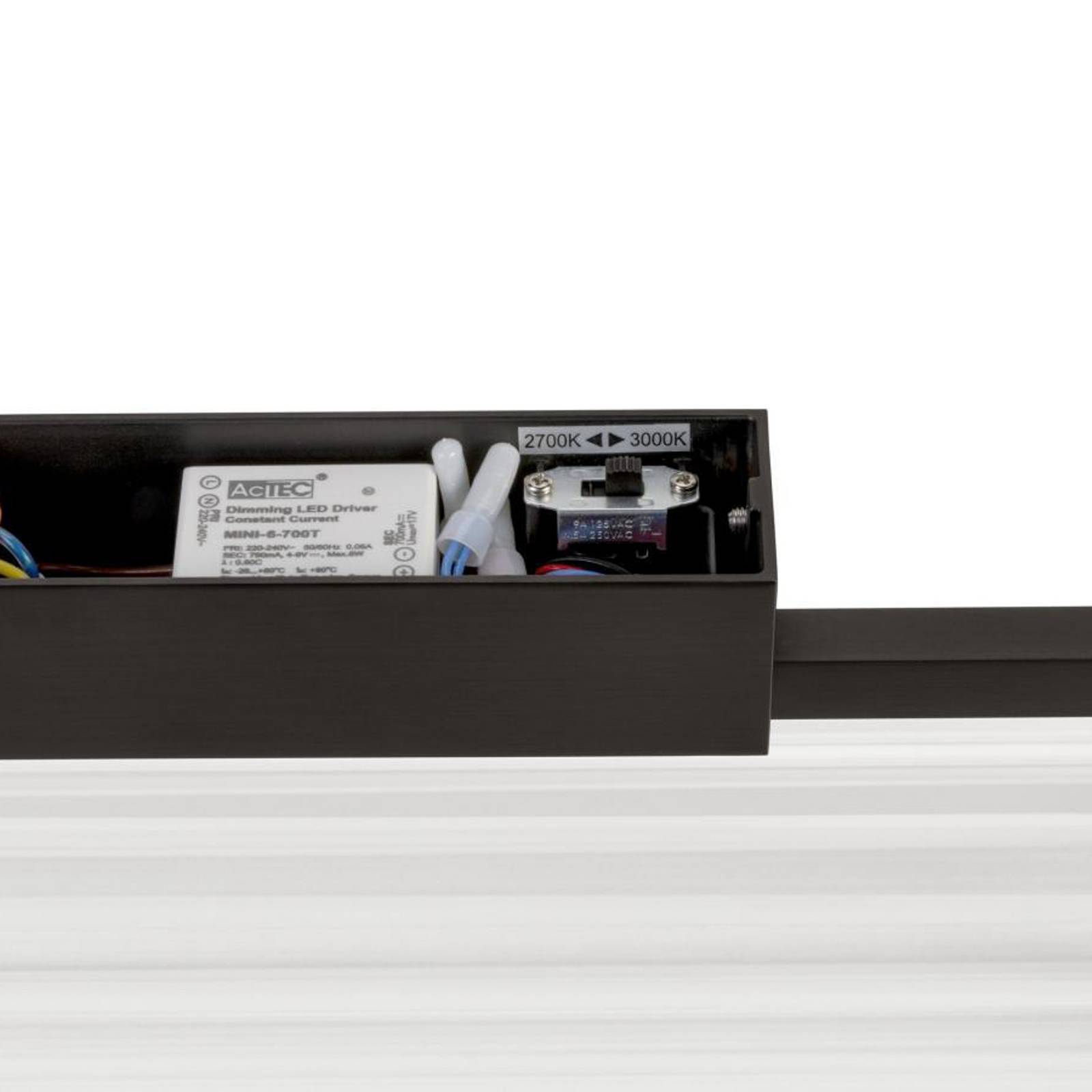 SLV Kinkiet LED Quimera, brązowy, wysokość 41 cm, CCT