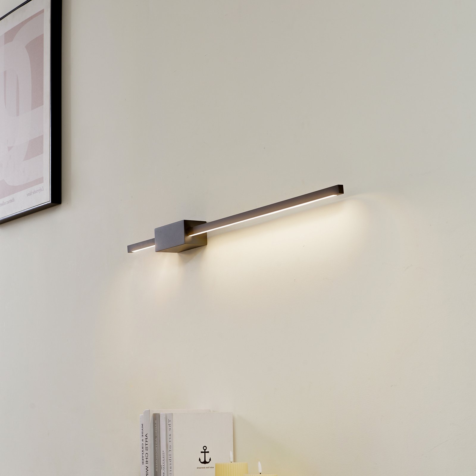 Skaila LED Nástěnné Svítidlo Černá - Lucande