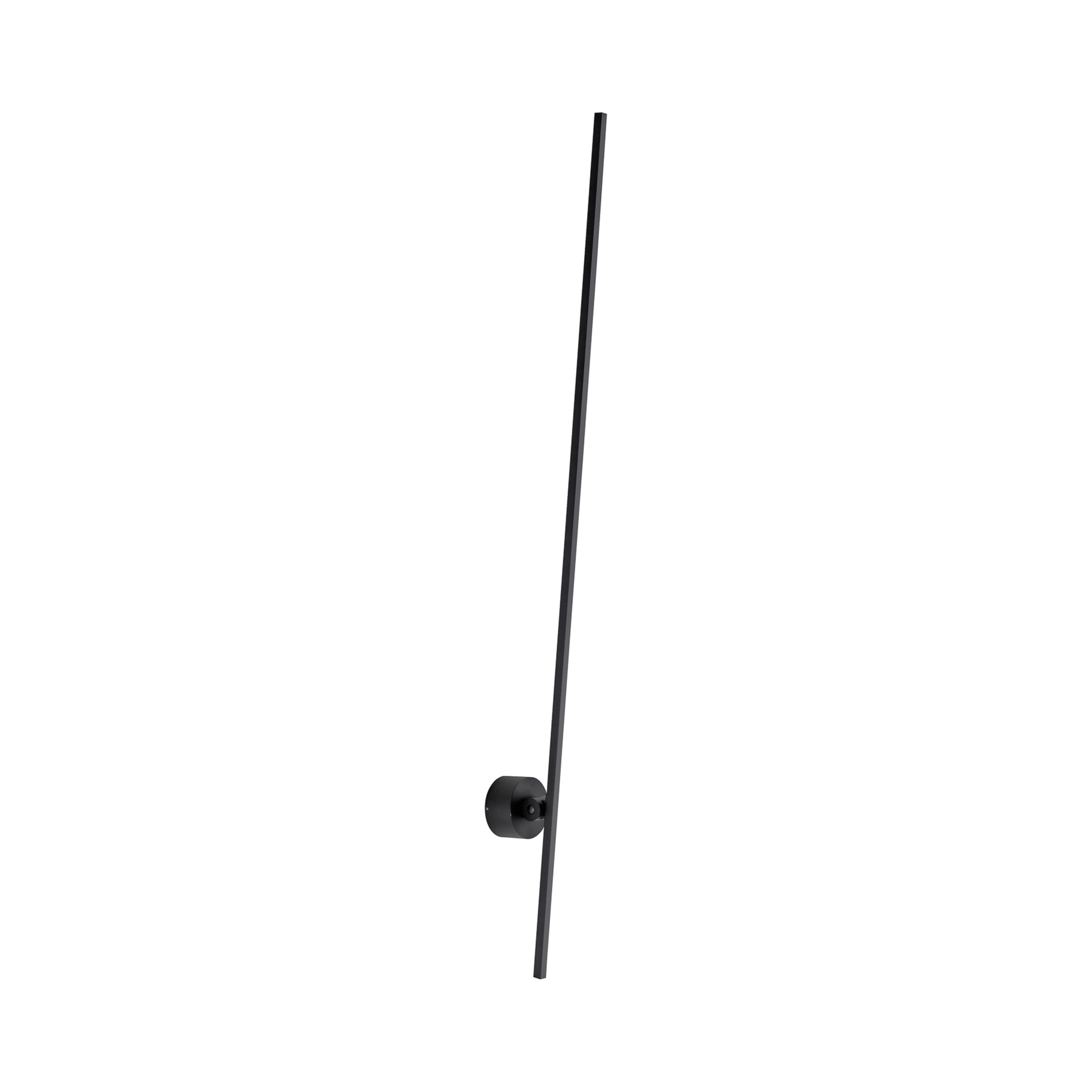 Grafo LED-Wandleuchte, schwarz, Höhe 117 cm - PURE