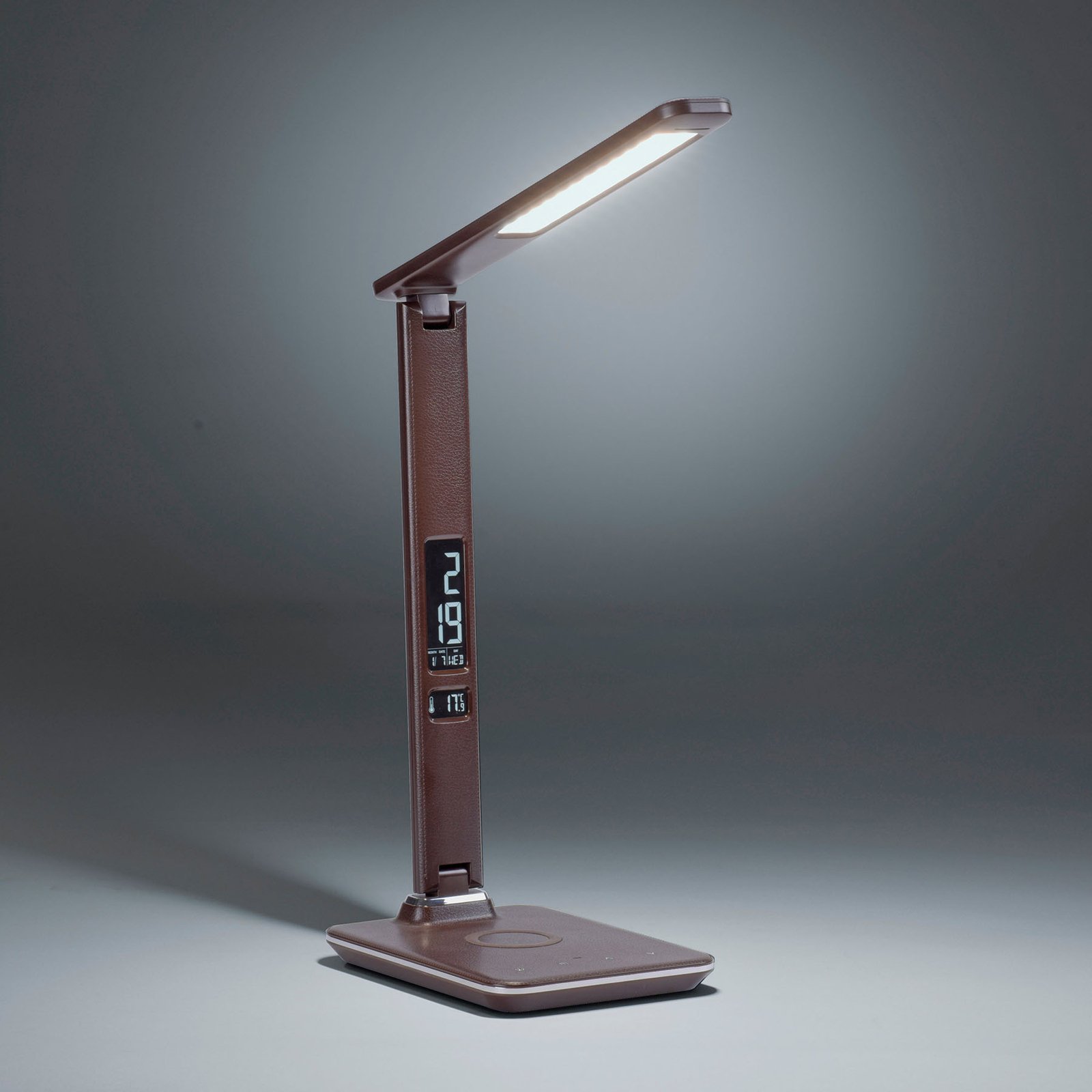 LED lámpa Adriano, CCT, szabályozható, barna