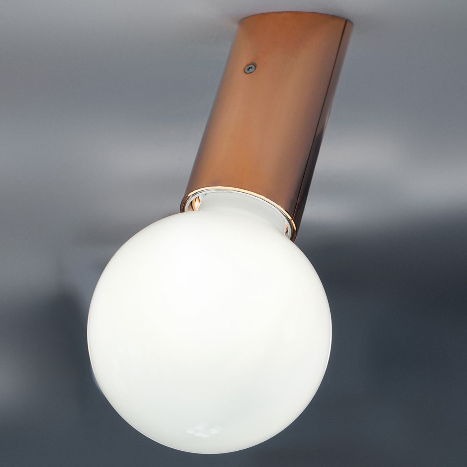 next DNA Easy - one-bulb wall light, copper, for Living / Dining Room, ABS, E27, 28 W, energy efficiency: A++