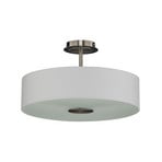 Josia Plafonnier White/Nickel/Chrome - Lindby