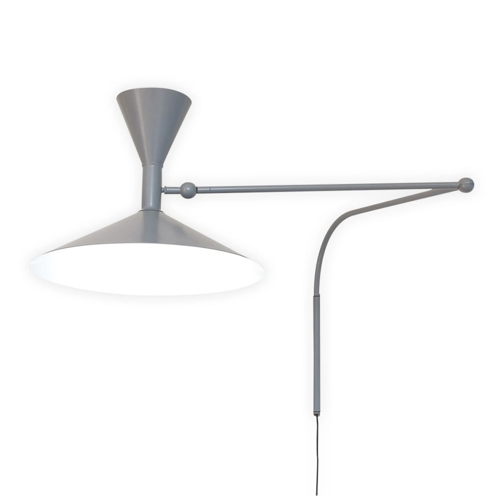 Kinkiet Nemo Lampe de Marseille, szary matowy