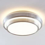 Lindby Naima lampa sufitowa LED alu okrągła 41 cm